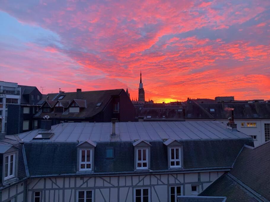 Appartamento Le Henri IV - Vue Cathedrale, Parking Rouen Esterno foto